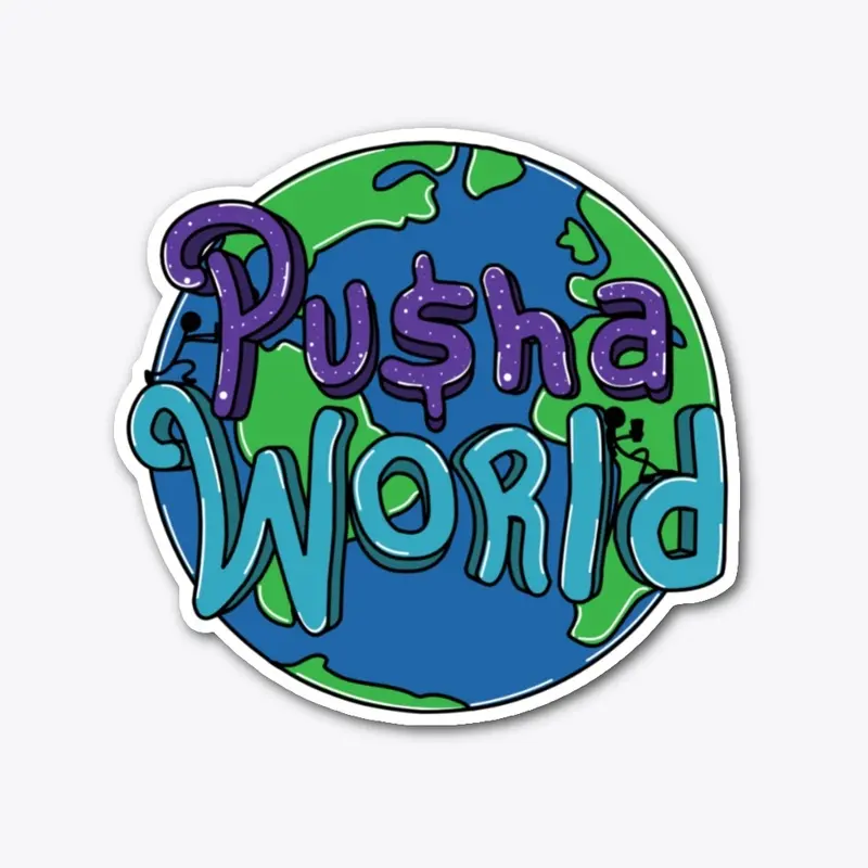 PW Globe Sticker